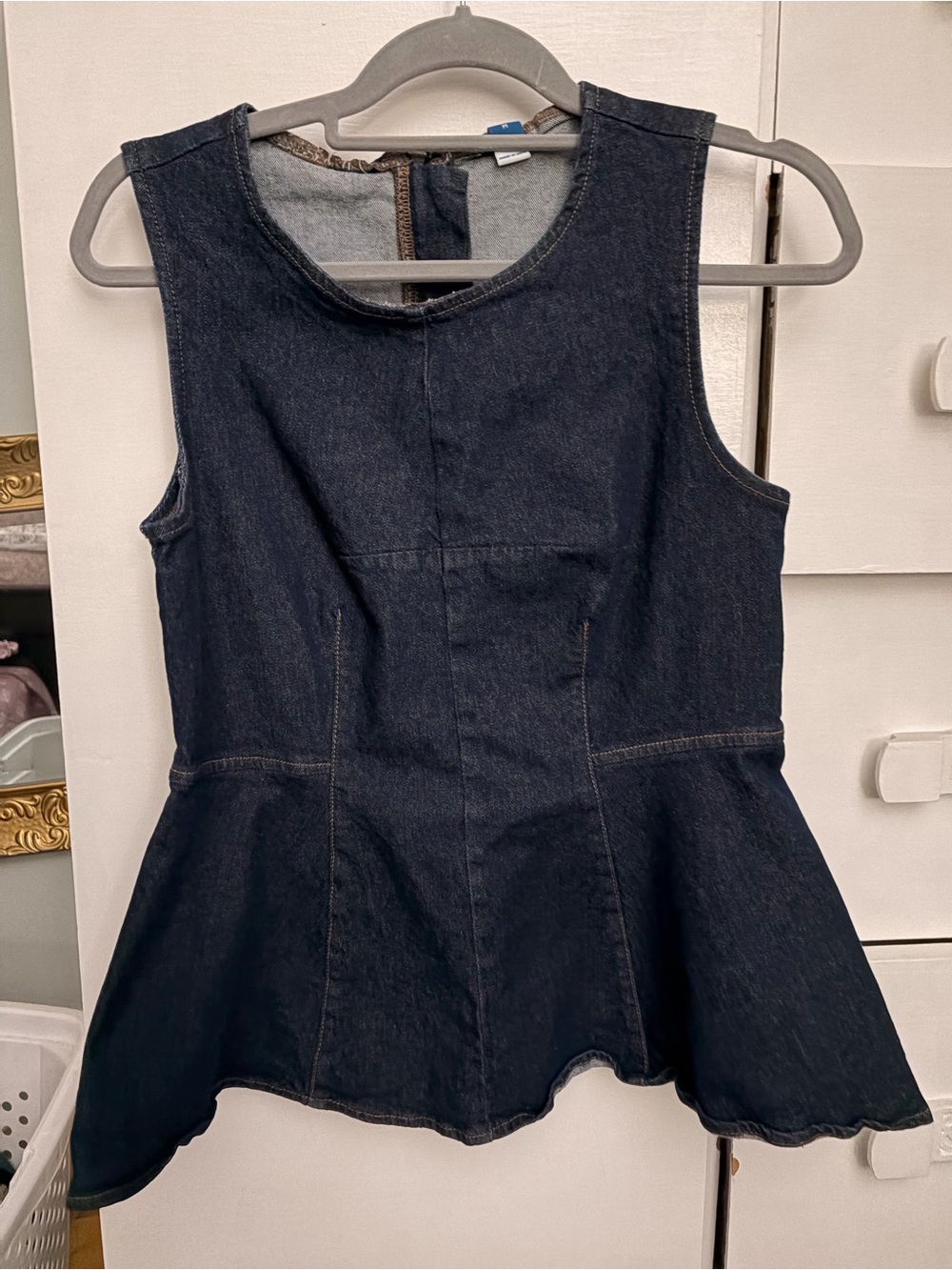 Old Navy Dark Blue Denim Tank Top